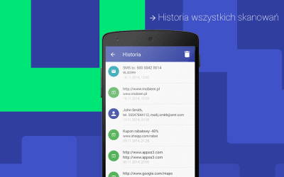 Screenshot of the application QR SKANER - #6