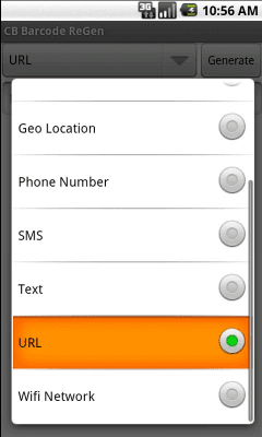 Screenshot of the application CB Barcode ReGen - #5