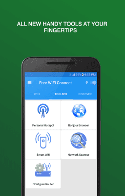 Screenshot of the application Free WiFi Connect - #3