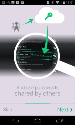 Screenshot of the application Free Zone - Free WiFi Scanner - #5