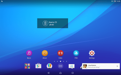 Screenshot of the application Xperia Link - #6