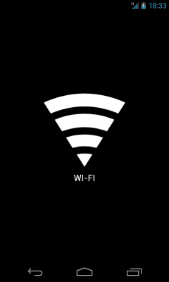 Screenshot of the application WiFi on off - #1