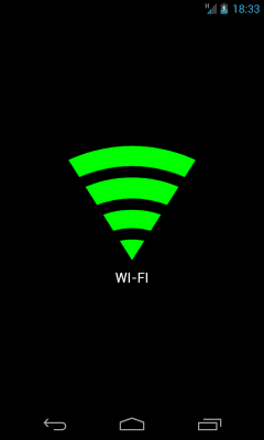 Screenshot of the application WiFi on off - #2