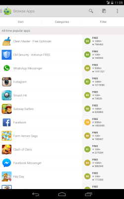 Screenshot of the application AppBrain App Market - #5
