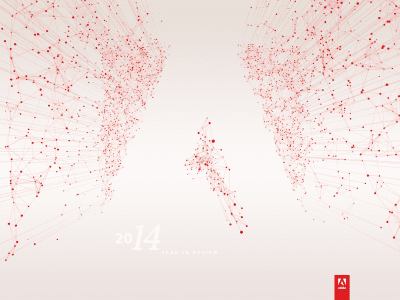 Screenshot of the application Adobe Year in Review 2014 - #1