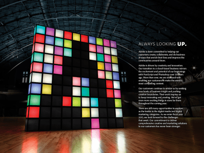 Screenshot of the application Adobe Year in Review 2014 - #4