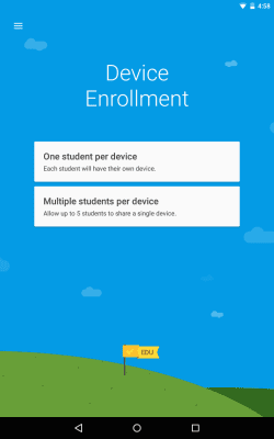 Screenshot of the application Android Device Enrollment - #3