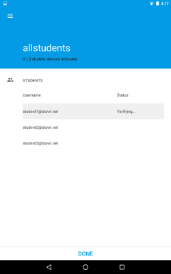 Screenshot of the application Android Device Enrollment - #5