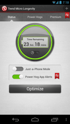 Screenshot of the application Longevity - Battery Saver - #1