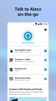 Screenshot of the application Amazon Alexa - #1