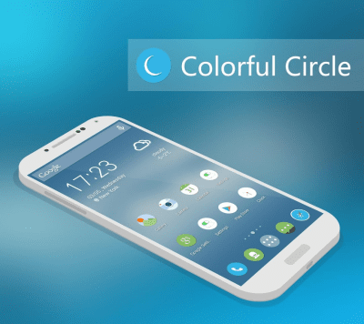 Screenshot of the application Circle Solo Launcher Theme - #1