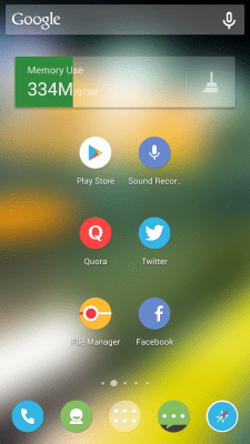 Screenshot of the application Circle Solo Launcher Theme - #7