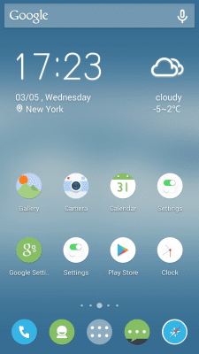 Screenshot of the application Circle Solo Launcher Theme - #8