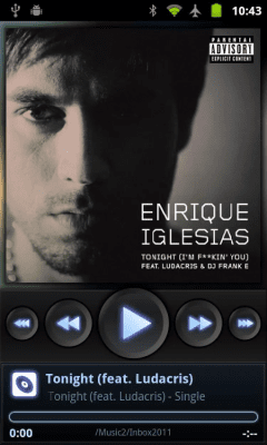 Screenshot of the application Poweramp - Classic Skin - #4