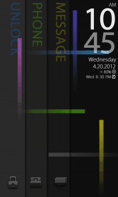 Screenshot of the application Ray GO Locker Theme - #1