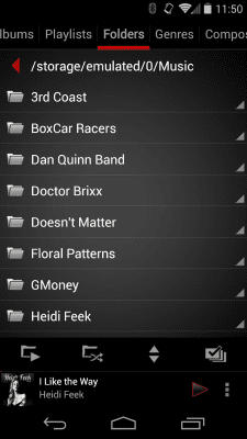 Screenshot of the application Rocket Player Classic Red Skin - #3
