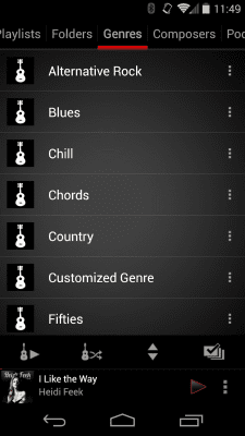 Screenshot of the application Rocket Player Classic Red Skin - #4