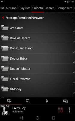 Screenshot of the application Rocket Player Classic Red Skin - #6