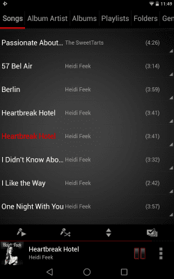 Screenshot of the application Rocket Player Classic Red Skin - #8