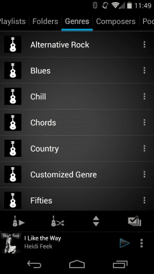 Screenshot of the application Rocket Player Classic Blue - #4