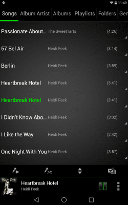 Screenshot of the application Rocket Player Classic Green - #5