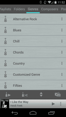 Screenshot of the application Rocket Player Chrome Theme - #4