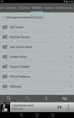 Screenshot of the application Rocket Player Chrome Theme - #5