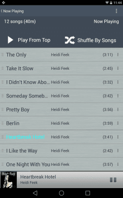 Screenshot of the application Rocket Player Chrome Theme - #6