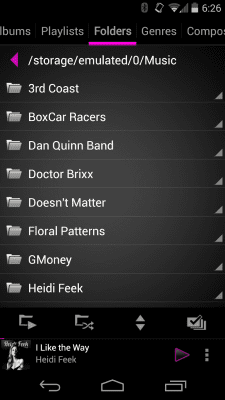 Screenshot of the application Rocket Player Classic Pink - #3