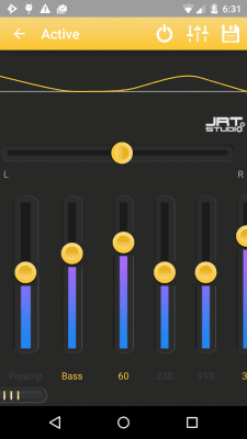 Screenshot of the application Rocket Player Gold Theme - #3
