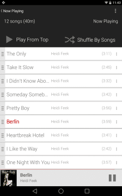 Screenshot of the application Light Red Skin - Rocket Player - #7