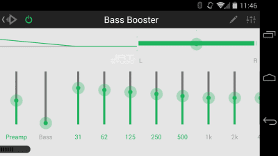Screenshot of the application Rocket Player Light Green Skin - #4