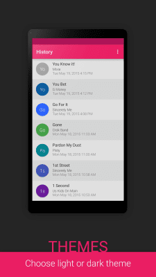 Screenshot of the application Lyrics for Android - #6