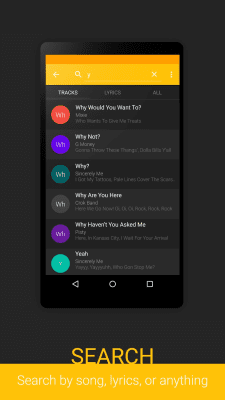 Screenshot of the application Lyrics for Android - #7