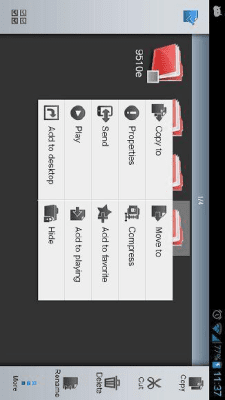 Screenshot of the application ES Themes -- Classic Theme - #4