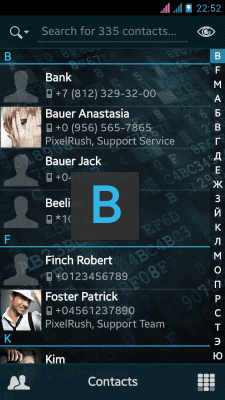Screenshot of the application PP Theme – Holo (ICS) - #3