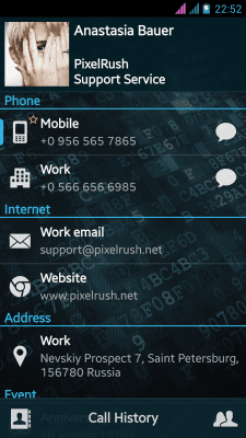 Screenshot of the application PP Theme – Holo (ICS) - #4