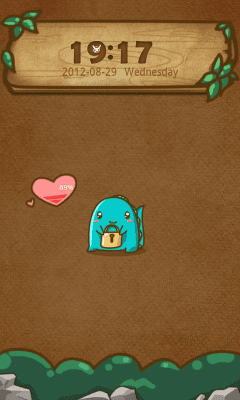 Screenshot of the application Monster GO Locker Theme - #3