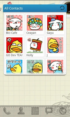 Screenshot of the application Sketch Theme GO Launcher EX - #3