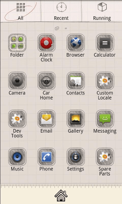 Screenshot of the application Sketch Theme GO Launcher EX - #6