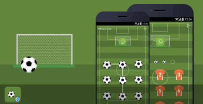 Screenshot of the application AppLock Theme - Football - #1