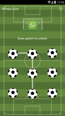 Screenshot of the application AppLock Theme - Football - #2