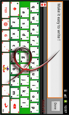 Screenshot of the application SlideIT Blackjack Cards Skin - #3