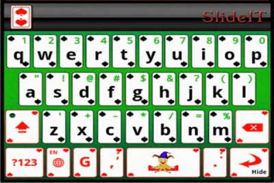 Screenshot of the application SlideIT Blackjack Cards Skin - #4