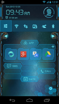 Screenshot of the application EVA Toucher Theme GO Launcher - #3