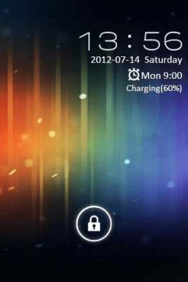 Screenshot of the application GO Locker ICS Theme - #1