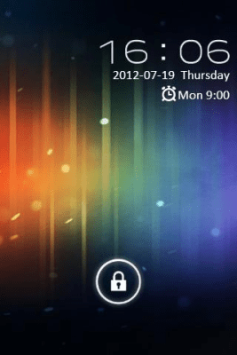 Screenshot of the application GO Locker ICS Theme - #3
