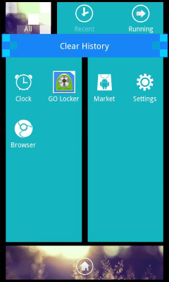 Screenshot of the application WP7blue Theme GO Launcher EX - #7