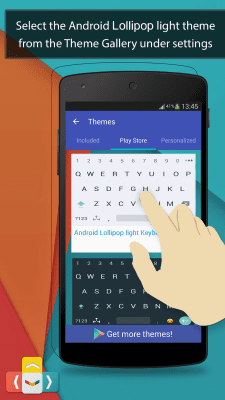 Screenshot of the application ai Lollipop Keyboard Light - #4