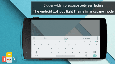 Screenshot of the application ai Lollipop Keyboard Light - #5